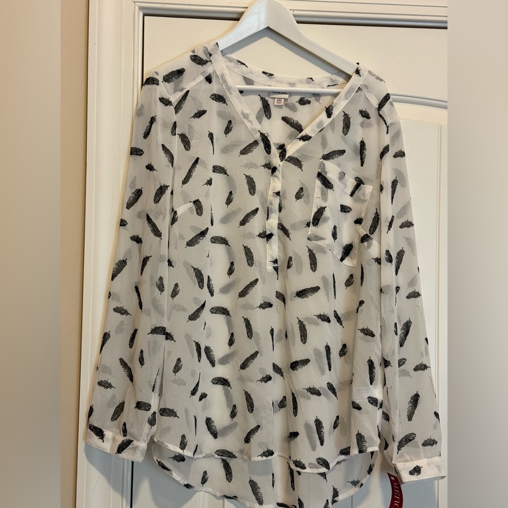 MERONA Sheer Blouse - XXL